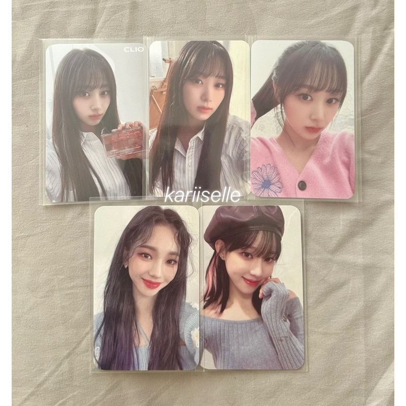 Aespa karina winter giselle clio round 3 cushion eye palette pc photocard r3 event ningning 3.5 bare