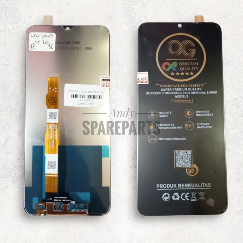LCD VIVO Y20 Y20S FULLSET TOUCHSCREEN LCD TS ORI NEW