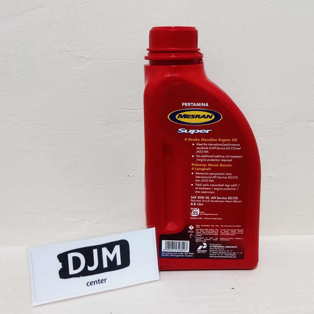 Paket Hemat Isi 3 Oli Mesran Super 800ml Oli Motor Bebek