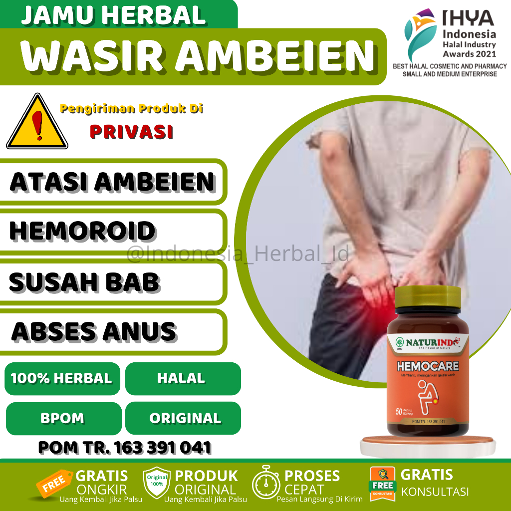 Obat Wasir ambeien stadium 1 sampai 4 paling ampuh Herbal ambeien Ambeyen Hemoroid Wasir berdarah He