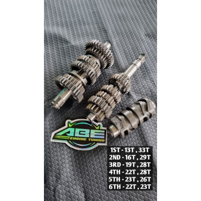 gearbox rasio mx king 6 speed