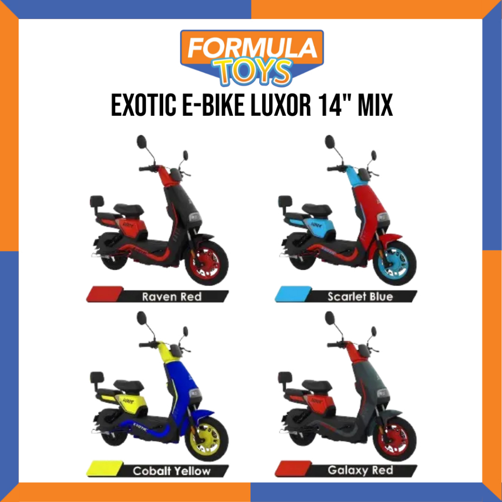 SEPEDA LISTRIK EXOTIC E-BIKE LUXOR 14" MIX