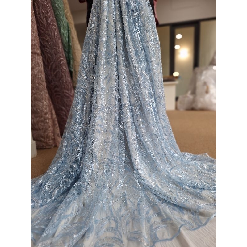 Tulle payet sequin | Tulle sparkling | Tulle payet premium -ISTANAKAEN