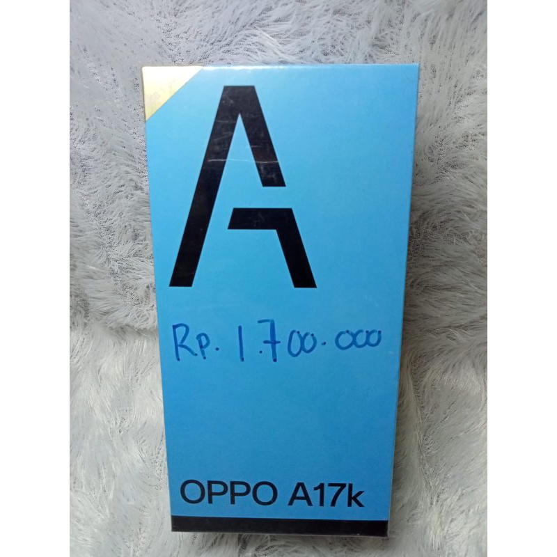 JUAL HP BARU OPPO A17k RAM 3/64