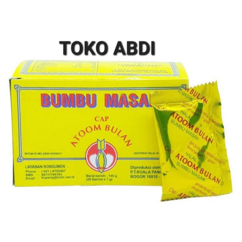 

BUMBU ATOM BULAM BOX ISI 20 7g