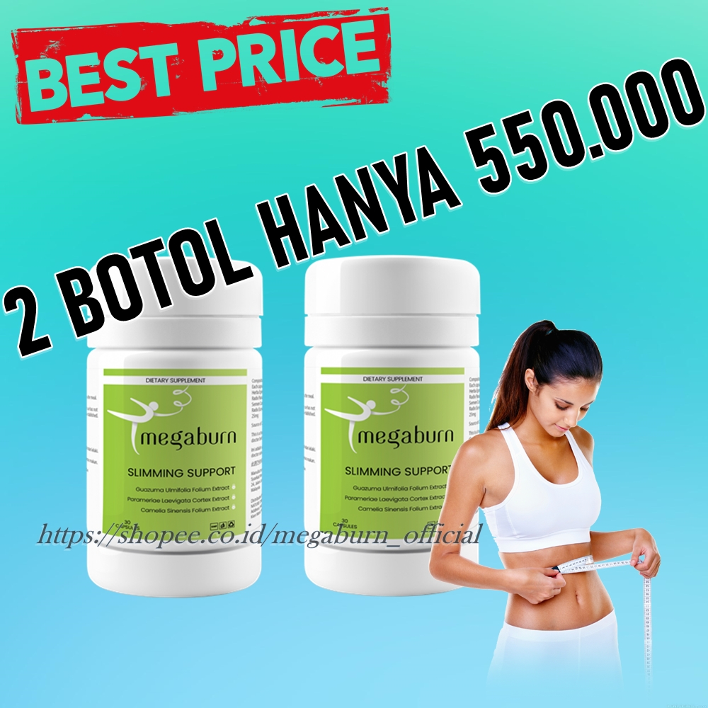 Paket 2 Botol Megaburn Slimming Capsul | Megaburn Official
