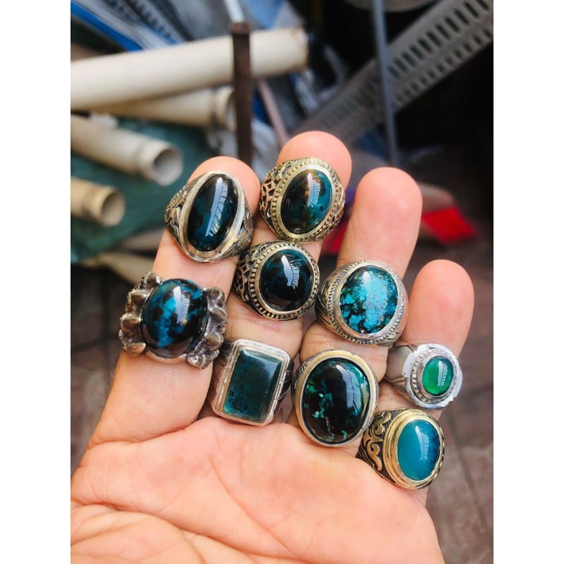Borongan 9pcs cincin bacan