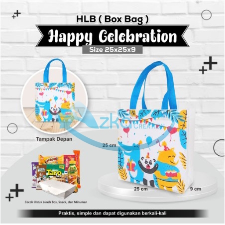 

Tas Ultah Anak | Goodie Bag Ulang Tahun | Tas Anak Ulang Tahun Bento Animal 25x25x9