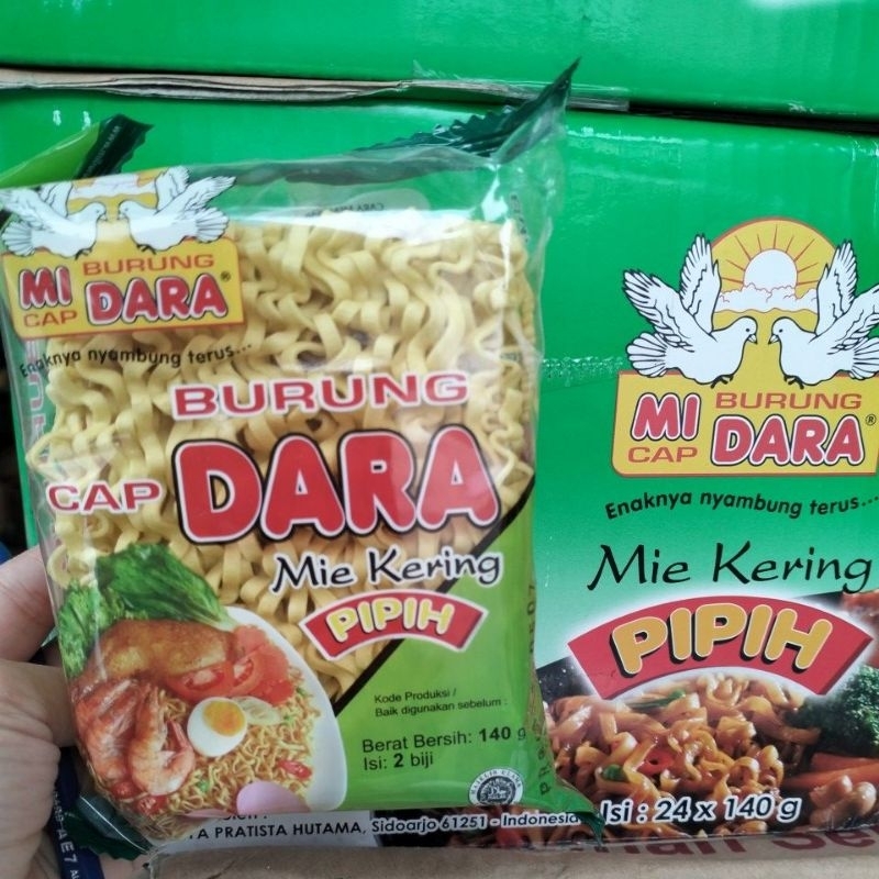 

mie kering pipih burung dara 140gr