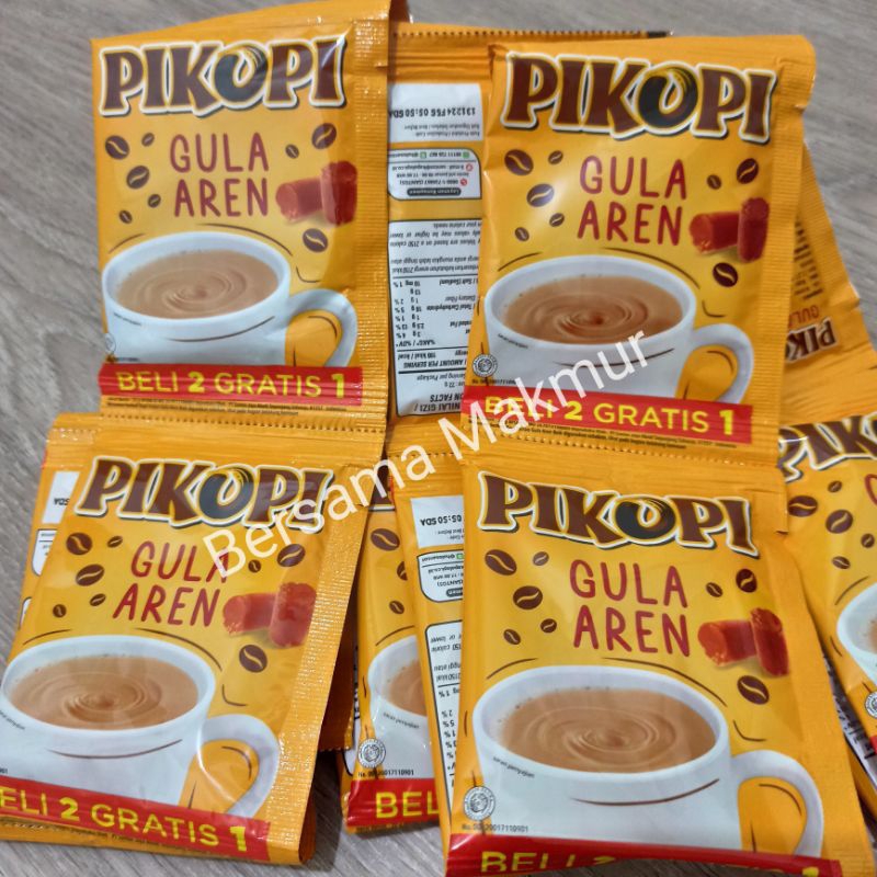 

Pikopi gula aren renceng (promo 10 sachet bonus 5 selama persediaan masih ada)