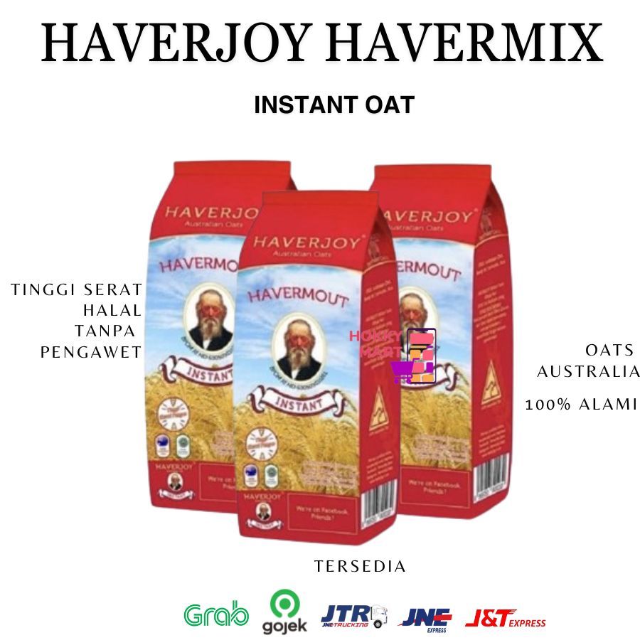 

(HOKKY) Haverjoy Havermout Oats INSTANT 500gr Australian Oats HALAL / sarapan / oatmeal