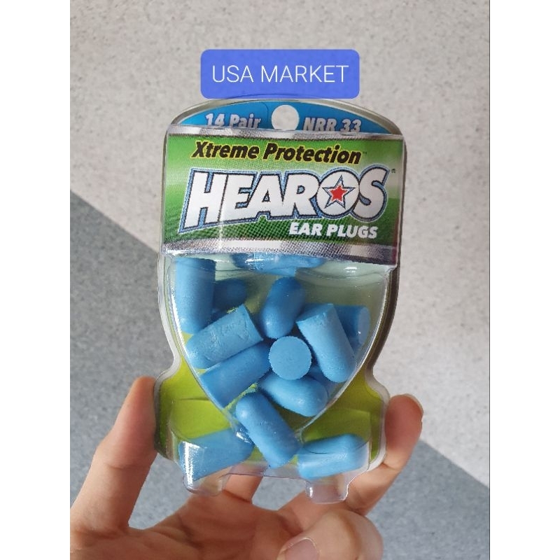 Hearos Ear Plugs Xtreme Protection 14 pairs NRR 33 penyumbat telinga