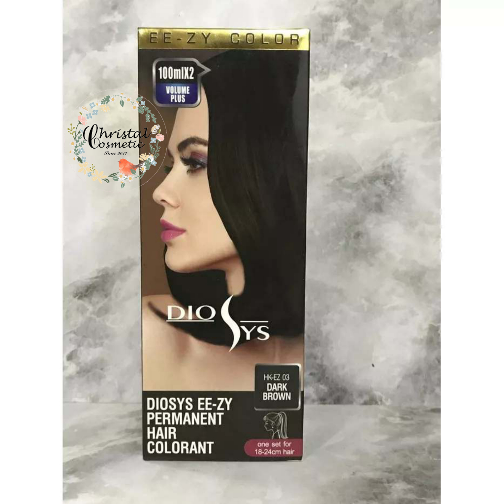 DIOSYS CAT RAMBUT 100ML- DARK BROWN