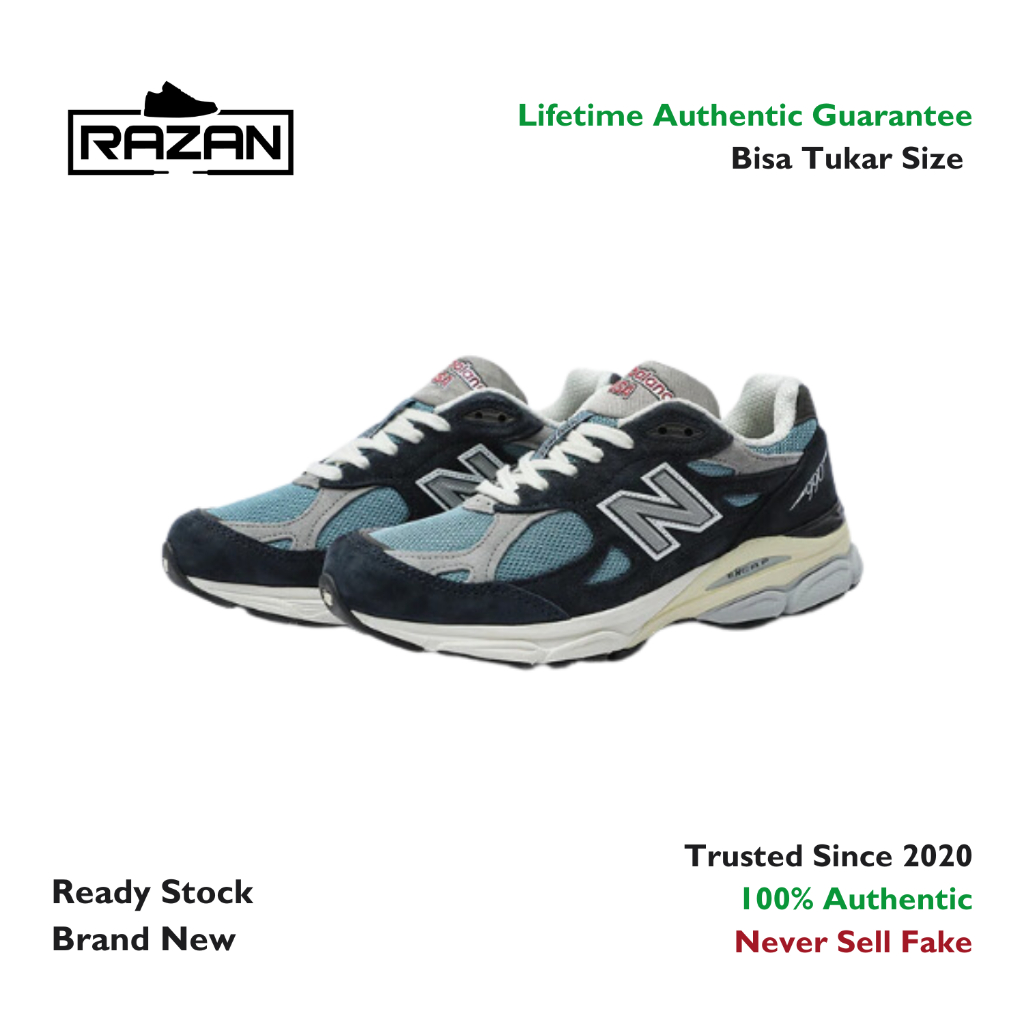 New Balance 990v3 Teddy Santis Made in USA Navy 100% Authentic Original