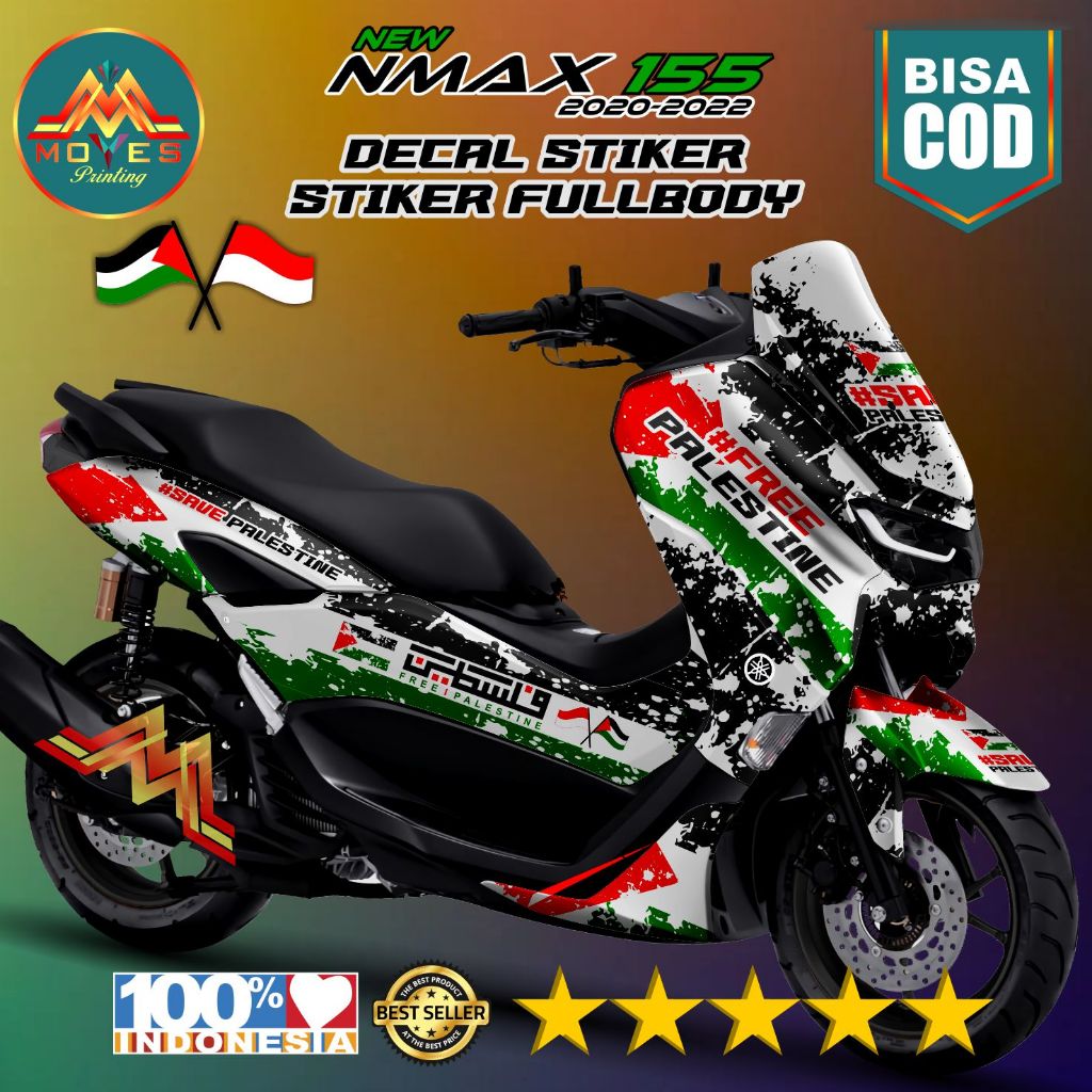 BISA COD . DECAL STIKER MOTOR NEW NMAX 2020 2022 FULL BODY CUSTOM DESIGN