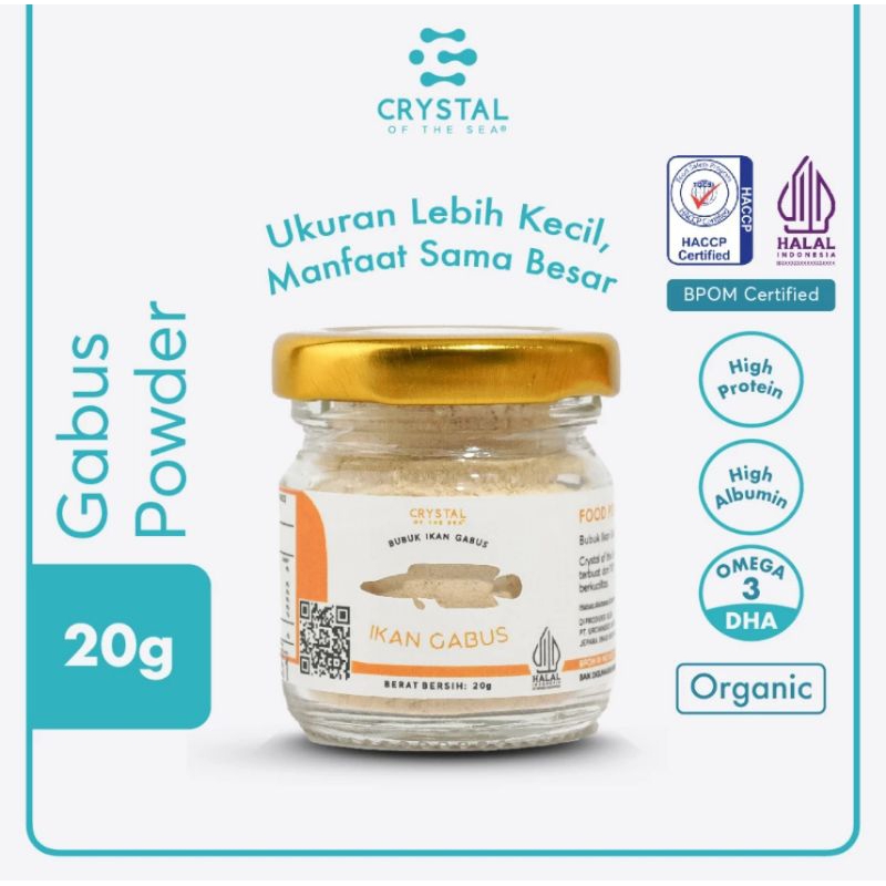 

Kaldu Bubuk MPASI Gabus Powder Salmon Powder Crystal of the Sea