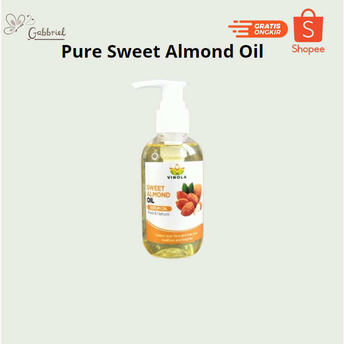 

100% Pure Sweet Almond Oil / Minyak Kacang Badam Murni 150 ML