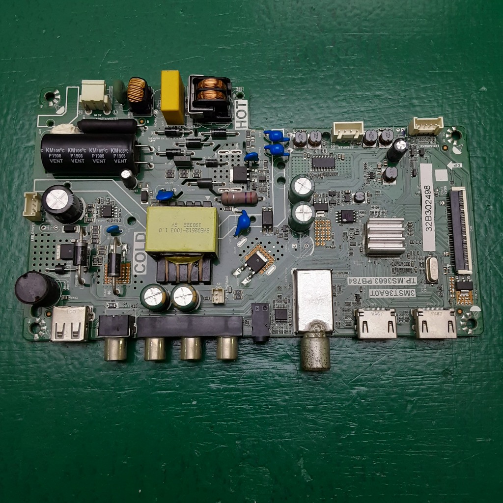 MainBord TV TCL 32inchi model 3283 TP.MS3663.PB784