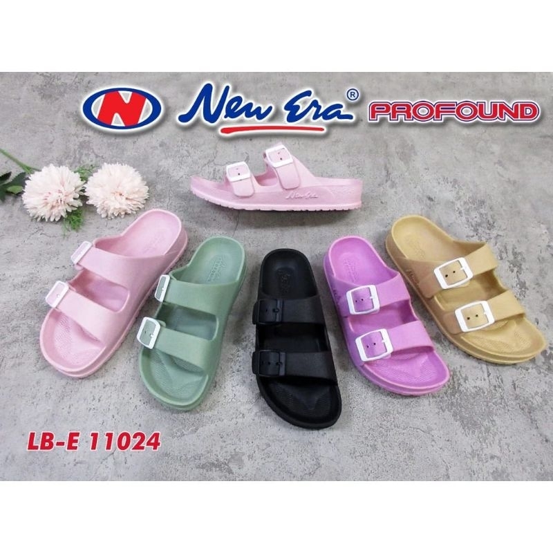 id SEPATU SANDAL SELOP WANITA TRENDY NEW ERA PYLON LB11024 TERLARIS