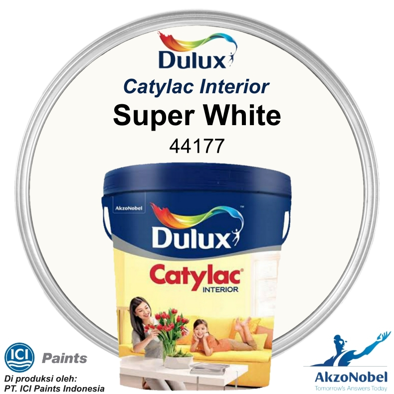 CAT DULUX CATYLAC INTERIOR 5 KG - SUPER WHITE 44177