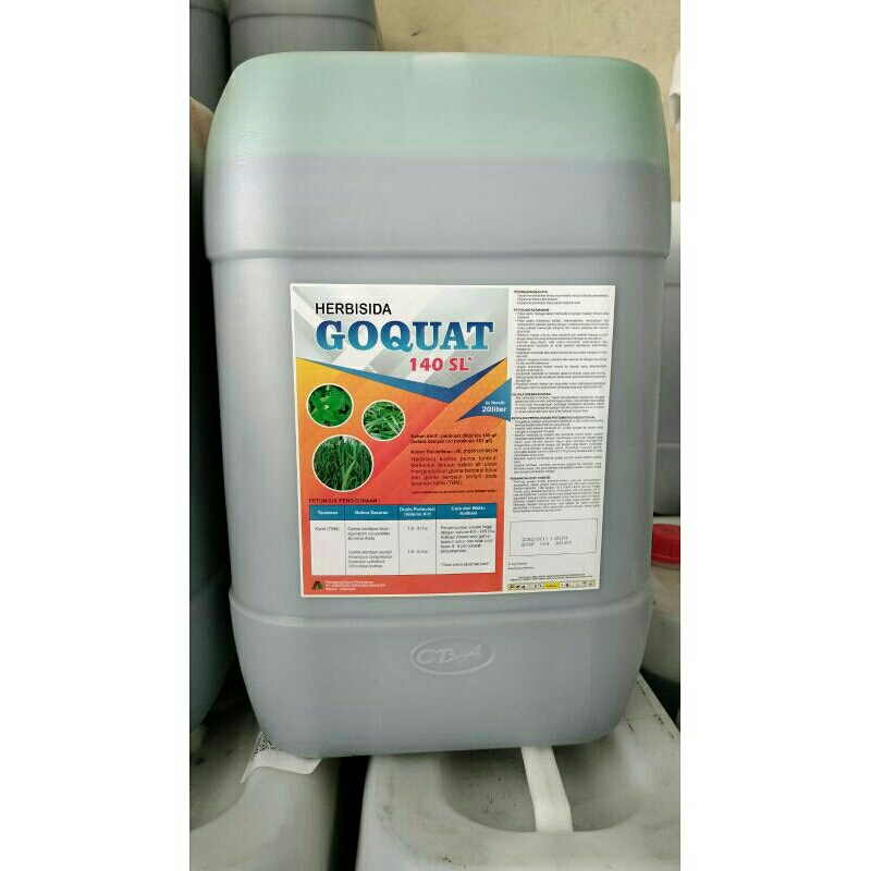 GOQUAT 140SL-20 ltr/herbisida/obat rumput/pembasmi gulma