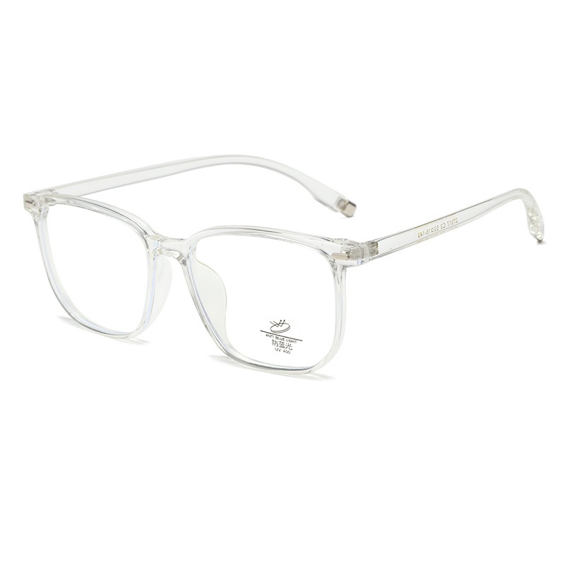 Viendo Kacamata Photocromic Anti Radiasi Blueray Minus Cylinder Fashion Frame Komputer Hp Anti Sinar Matahari Kaca Mata Optik 2 in 1 Bluecromic UV400 Wanita Pria Cowok -1/-1.5/-2/-2.5/-3/-3.5/-4/-4.5/-5/-5.5/-6-Transparent