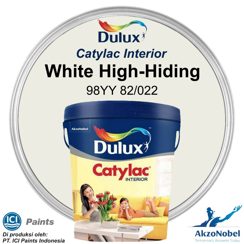 CAT DULUX CATYLAC INTERIOR 5 KG - WHITE HIGH-HIDING RM 98YY 82/022