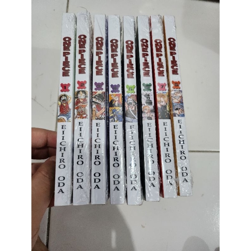 Komik One Piece set vol 1-9 cetak ulang 2023 segel ori