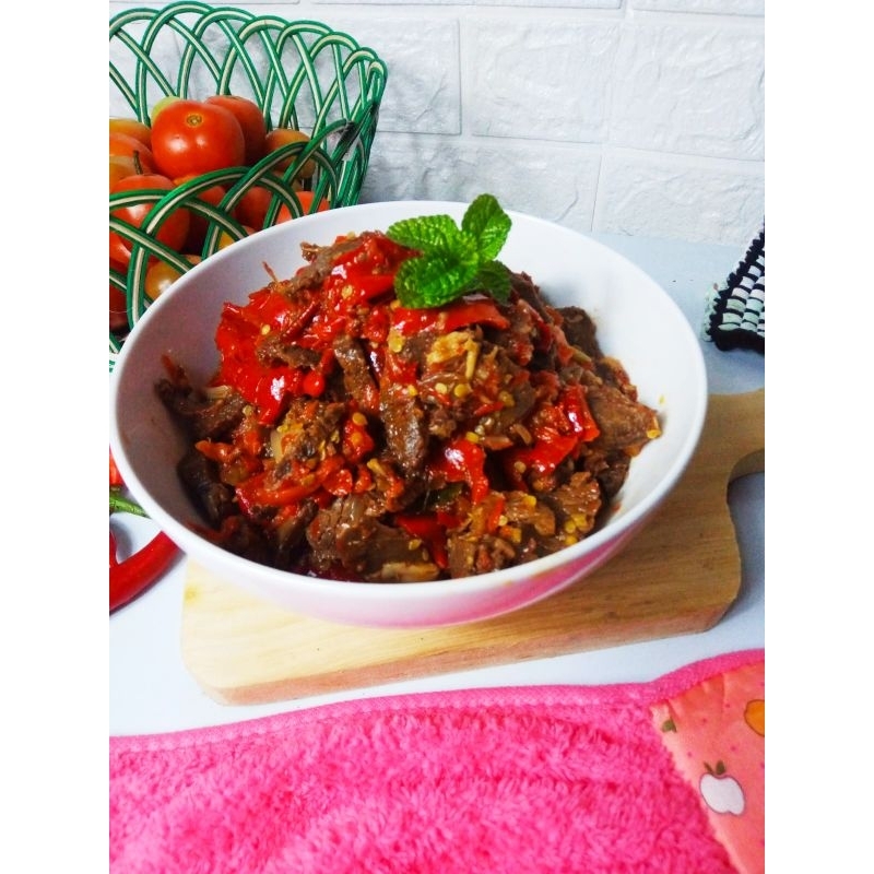 

Dendeng mercon, dendeng balado, dendeng merah