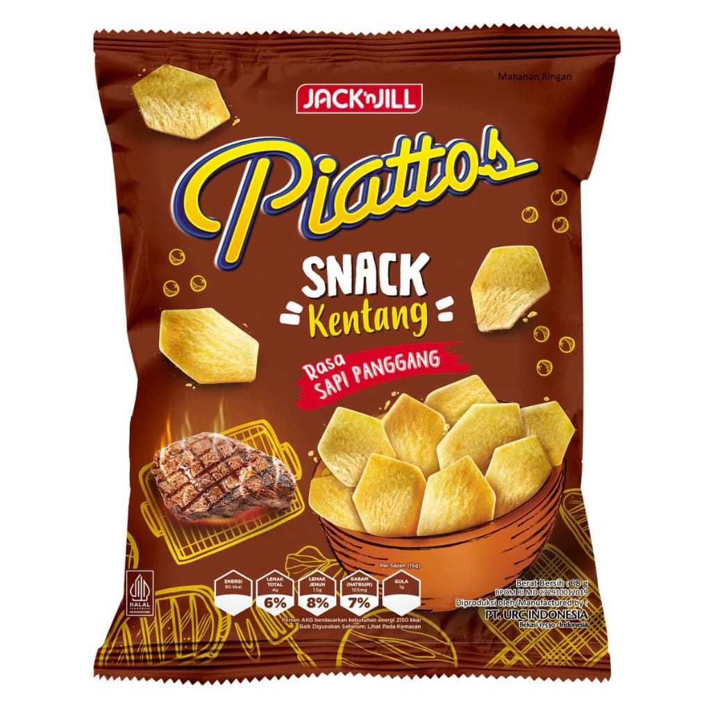 

Piattos Snack Kentang 68 Gr