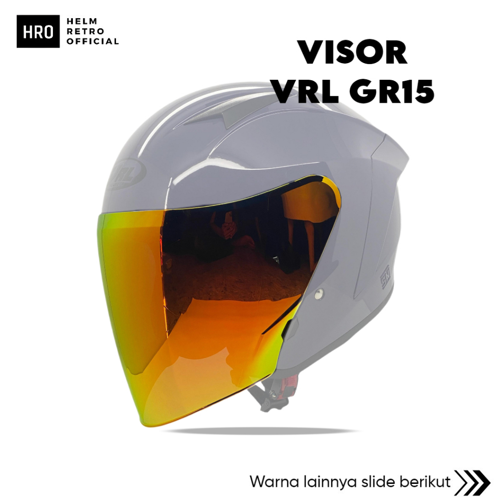 Visor Iridium Helm VRL GR15