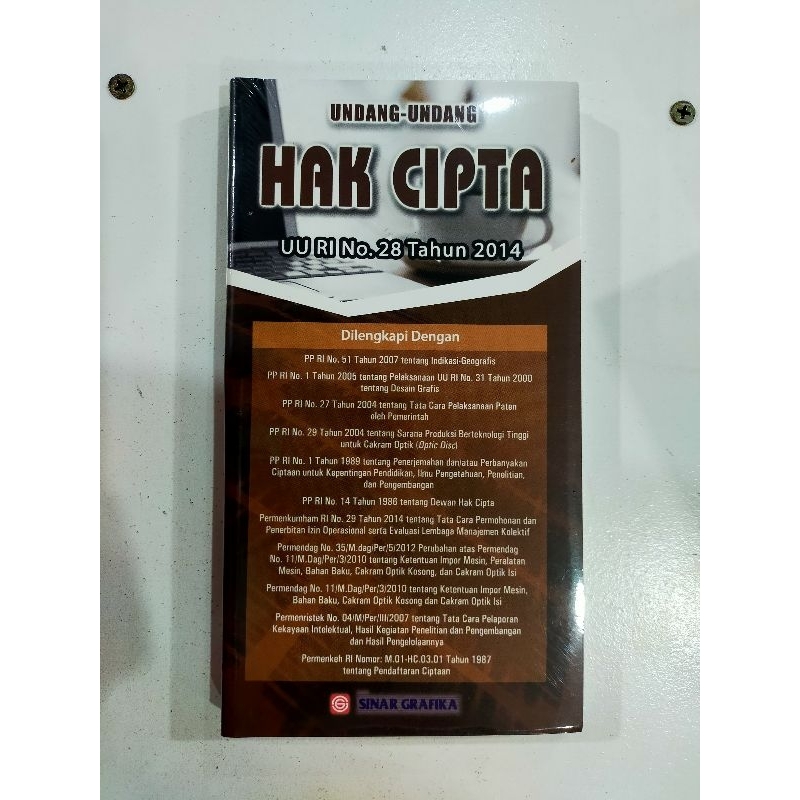 Buku Undang-Undang Hak Cipta (UU RI No. 28 Tahun 2014)