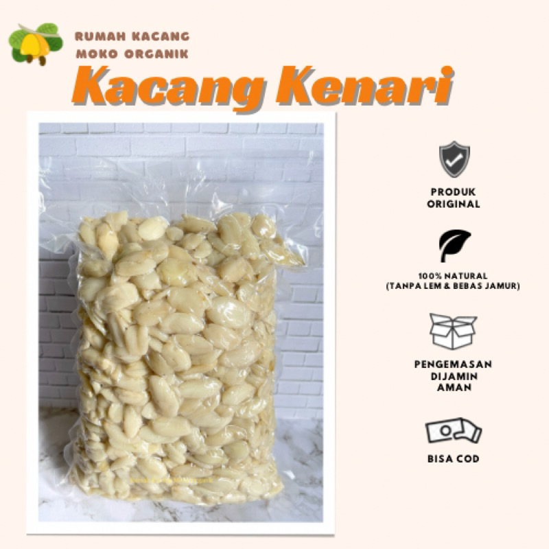 

Kacang Kenari Utuh 1 Kg (Mentah)