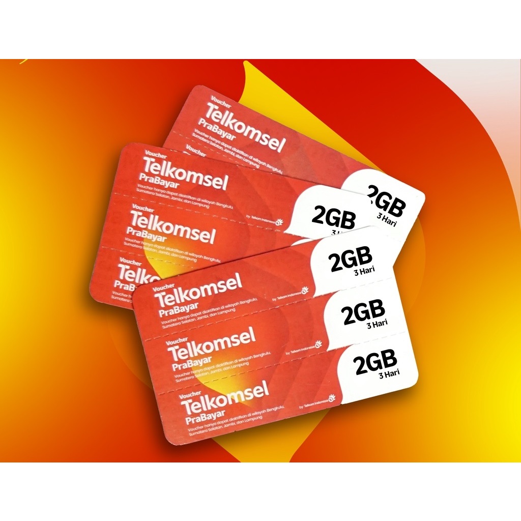 VOUCHER DATA PAKETAN TELKOMSEL 2 GB 3 HARI