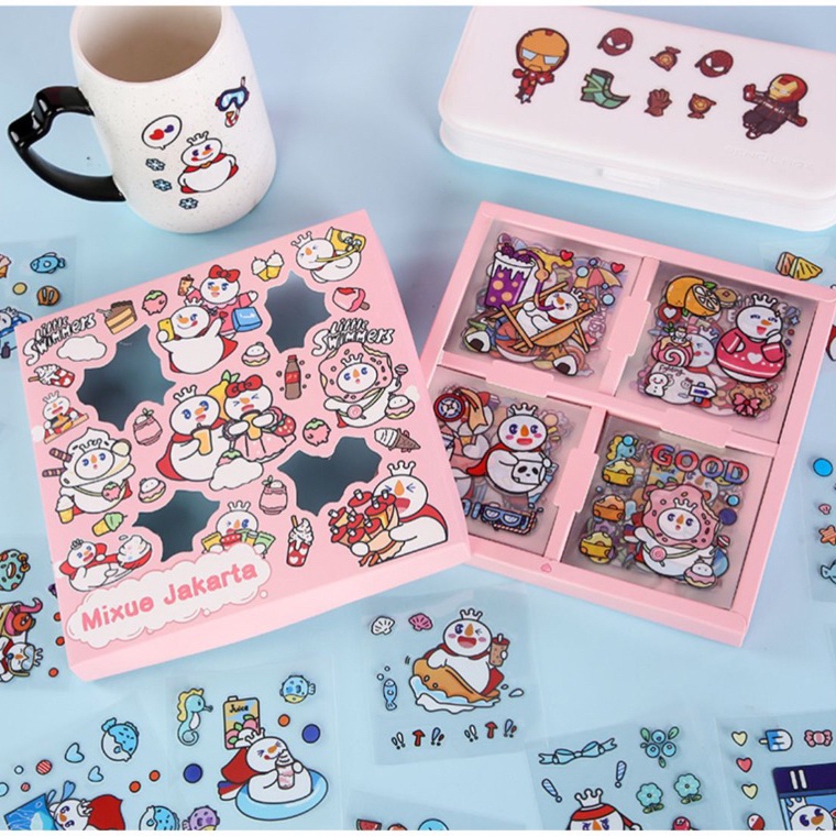 

EU63 Stiker MIXUEE ISI 100lembar brg ready stcok STICKER MIXUE MURAH 45