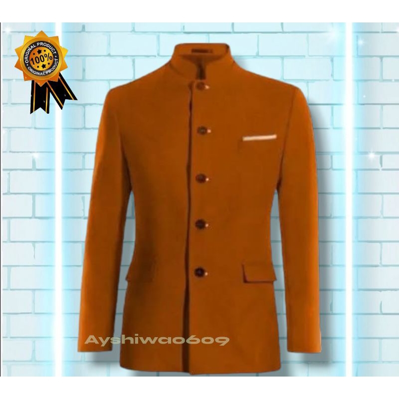 Jas Mandarin / Jasko Pria Dewasa /Jas Santri /Jas Koko Modern Kancing Garuda /Jas Formal Jasko