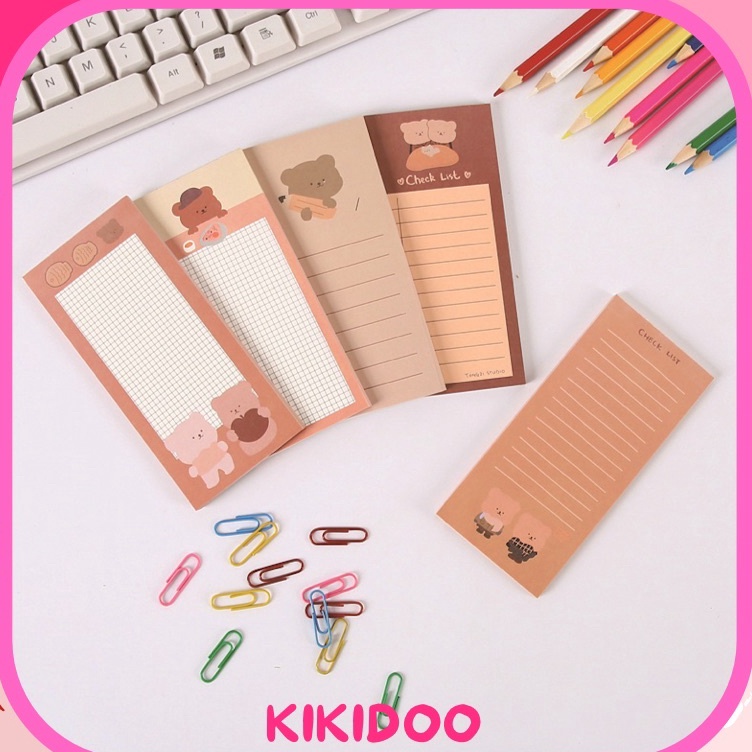 

Baru KIKIDOO MEMOPAD AESTHETIC STICKY NOTE PANJANG BERUANG COKLAT RT157 Diskon