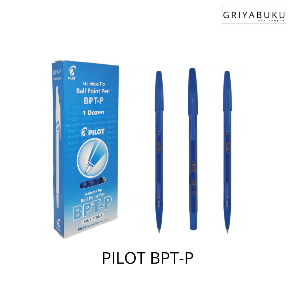 

Pen PILOT BPT-P Biru / Bolpoin Pulpen PILOT BPT-P Biru
