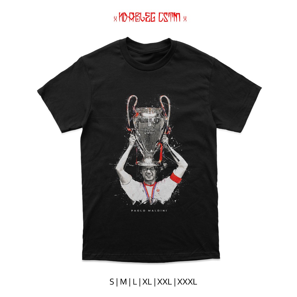 kaos paolo maldini legend ac milan