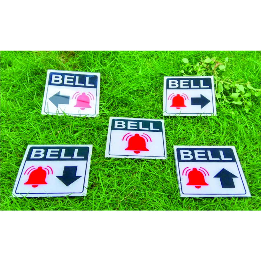 

✅cod_PAPAN AKRILIK,STIKER VINYL, PETUNJUK BELL UKURAN 10 X 10 CM