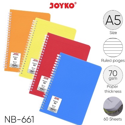 

Terlaku. PROMO Joyko Buku ring A5 / Ring book A5 NB 661 ➞✸✿