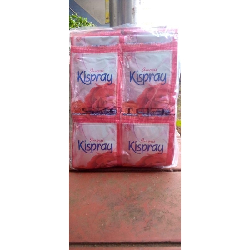 KISPRAY BIBIT AMORIS|KISPRAY SACHET MERAH 1 BAL 12 LUSIN
