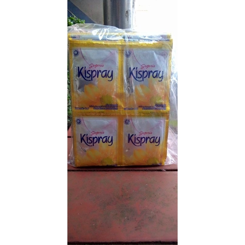 KISPRAY BIBIT SACHET SEGERIS 1 BAL ISI 12 LUSIN/KISPRAY KUNING