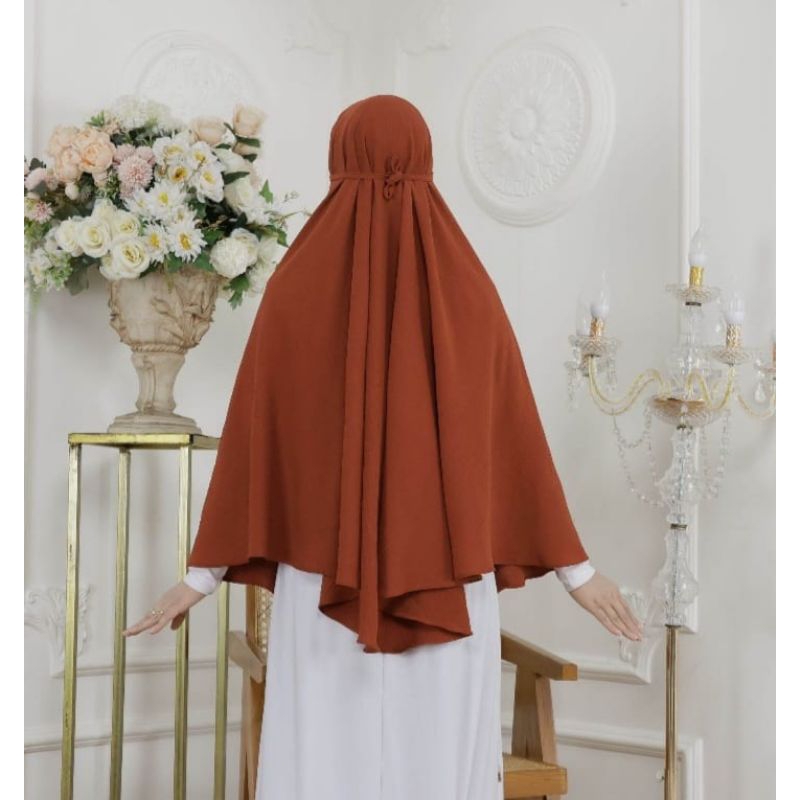 HIJAB PET JUMBO CRINKLE AIRFLOW PREMIUM KHIMAR JUMBO PET CRINKLE