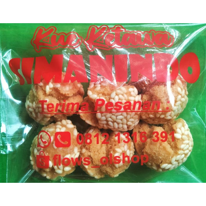 

kue ketawa mini Simanindo isi 6 ( minimal order 5 bungkus)