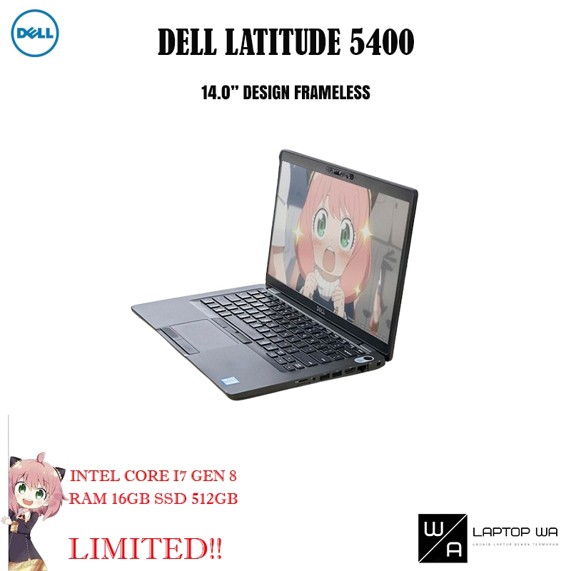 Dell Latitude 5400 Core I7 Gen 8 RAM 16GB SSD 512GB Termurah