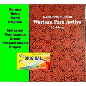 Buku Warisan Para Awliya - Fariduddin Al Attar - A. J. Arberry - Auliya PST ORIGINAL