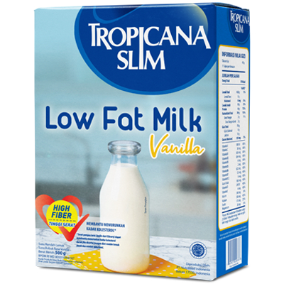 

Tropicana Slim Low Fat Milk Vanila Coffee Korean Strawberry 500 gram