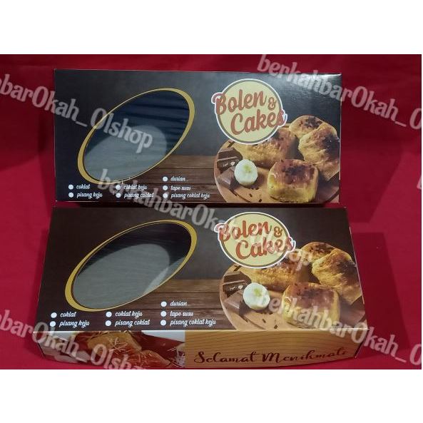 

MURAH MERIAH!!KEMASAN KARDUS BOLEN CAKE PER PCS(ECER)