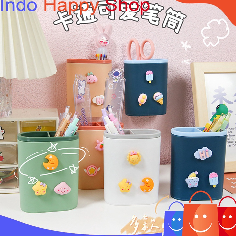 

Murah Banget ⭐️ ⭐️Tempat Pensil Dan Pulpen Karakter DIY Desktop Multifungsi Pen Holder Diskon